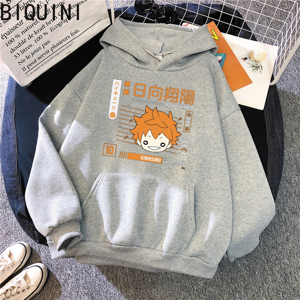 Fly high Let 'S hinata Áo hoodie In Hình haikyuu anime Thời Trang Mùa Đông Cỡ Lớn Dành Cho Nam Nữ
