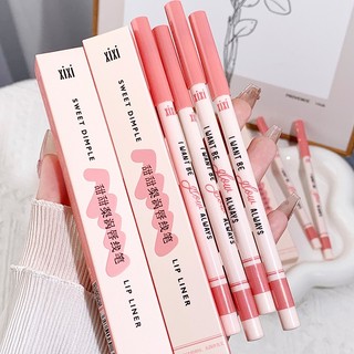 Xixi Chì Kẻ Viền Môi Màu Lì Tông nude Mềm Mại Chống Thấm Nước Không Phai