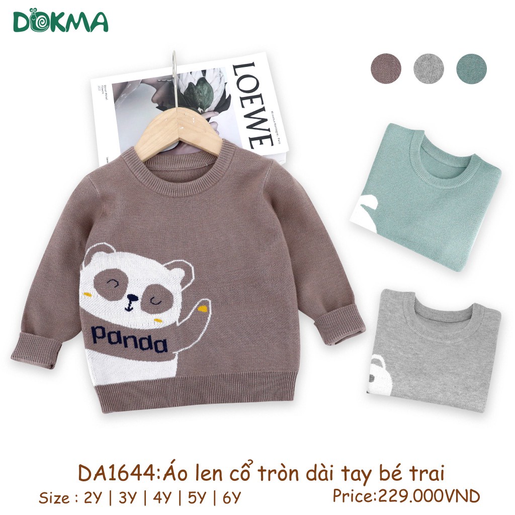(11-22kg, 2-6Y) Áo Len Dokma Dài Tay Cho Bé DA1644 DA1645 DA987 DA2271 DA2273 DA2994