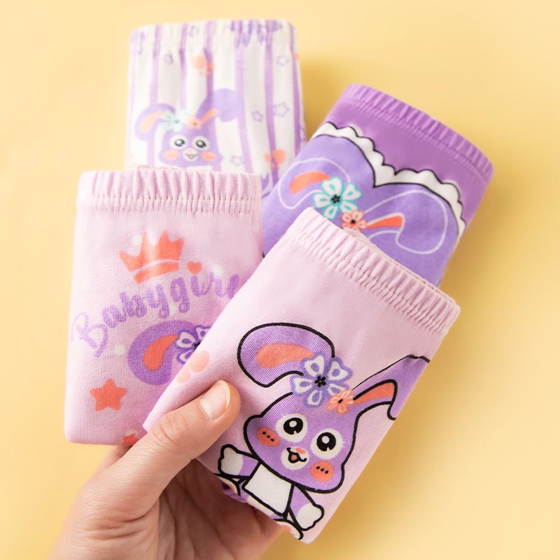 SANRIO Quần Lót cotton Họa Tiết Hoạt Hình Xinh Xắn Dành Cho Bé Gái