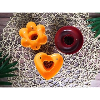 Khuôn Nhựa Làm Bánh Donut Hình Tròn / Ngôi Sao / Trái Tim / Hoa Xinh Xắn - Dụng Cụ Nhấn Bánh Tiện Dụng Cho Nhà Bếp