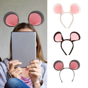 XGB Đáng Yêu Sang Trọng Tai Chuột Băng Đô Quấn Tóc Tai Hoạt Hình Băng Đô Quấn Tóc Vai Trò Chơi Sân Khấu Băng Đô Quấn Tóc