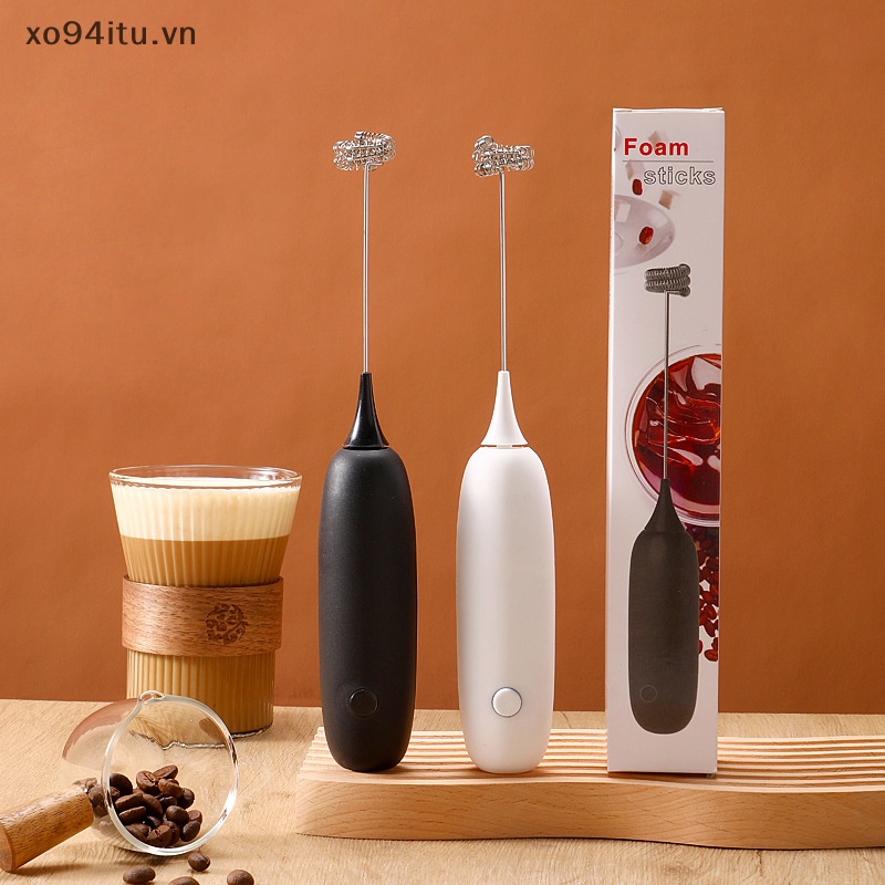 XOITU Máy tạo bọt sữa điện Máy trộn đánh trứng không dây Máy đánh trứng cầm tay Máy trộn tạo bọt Cappuccino VN