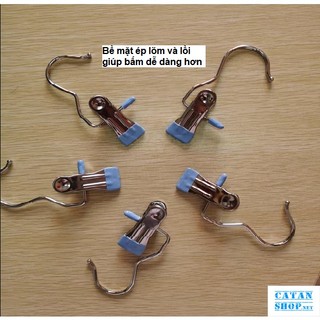 Móc kẹp đa năng bọc sillicon 2 đầu, móc treo đa năng cần thiết trong mọi gia đình, treo quần áo, vớ GD764-MocKep