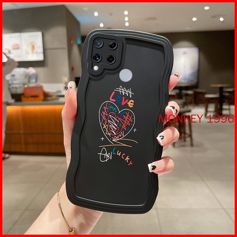 ốp lưng Realme C15 Ốp Điện Thoại tpu Mềm Chống Rơi Họa Tiết Hoạt Hình Cho realme c15 realme c15 kk