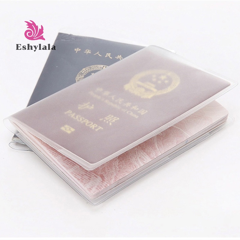Vỏ hộ chiếu trong suốt trên túi đựng tài liệu chống nước Tay bảo vệ hộ chiếu [MỚI]