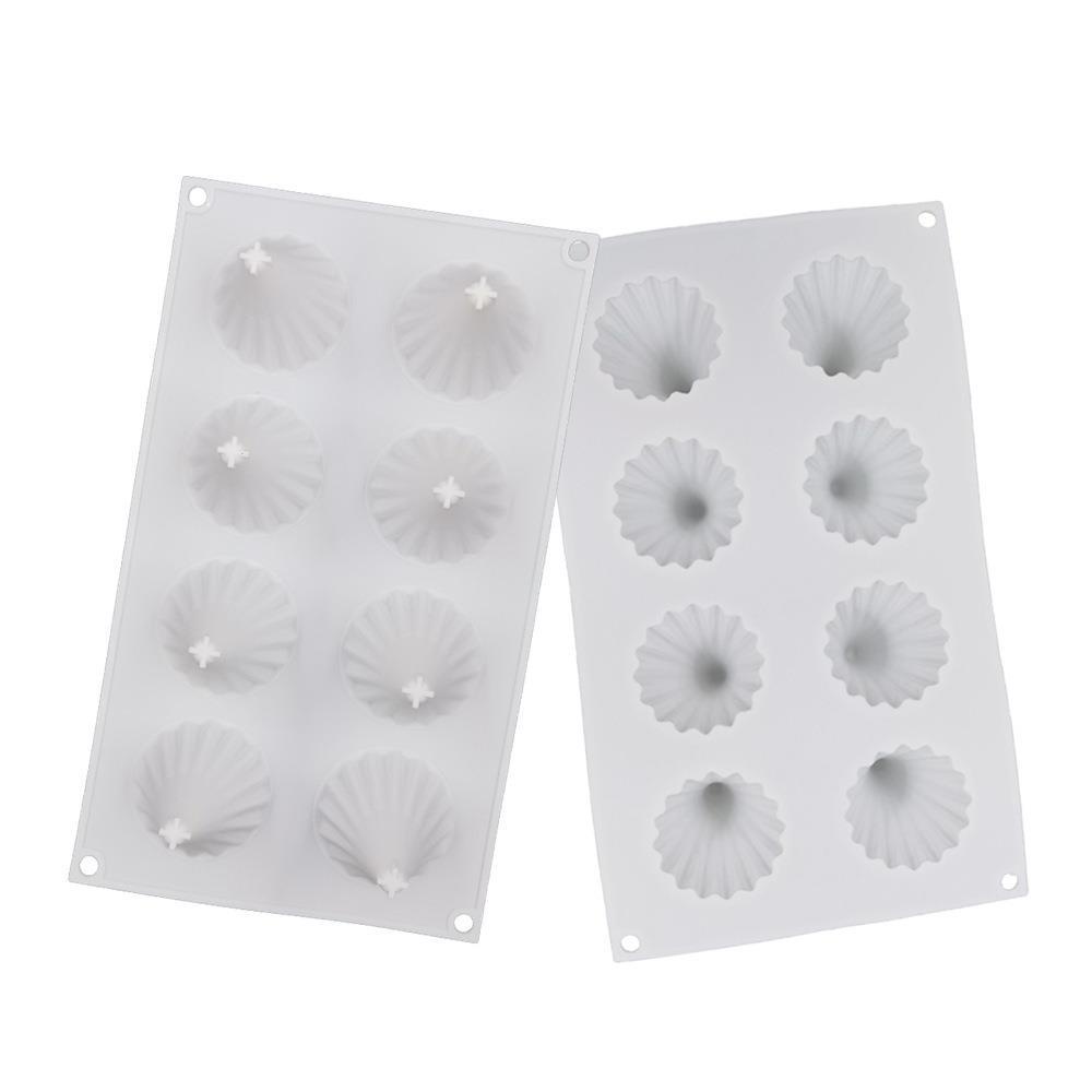 Khuôn silicone Làm Bánh Hình Cây Thông Giáng Sinh 8 Ngăn Tiện Dụng