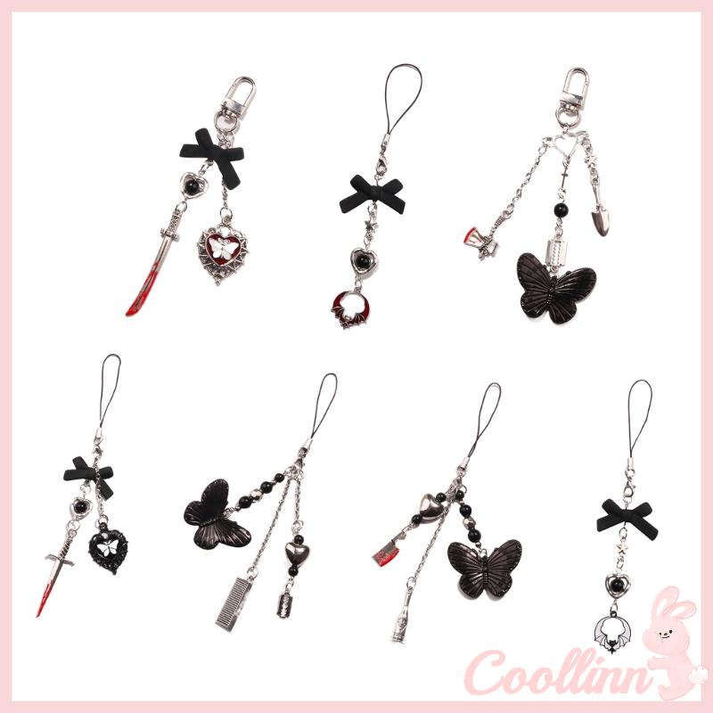 Coo Móc Khóa Điện Thoại Phong Cách gothic Thời Trang