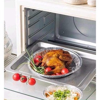 Combo 10 đĩa bạc lót nồi chiên không dầu tái sử dụng nhiều size 18cm 22cm 24cm