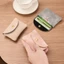 Túi đựng thẻ SAMO, Ví đựng tiền xu nhiều thẻ màu trơn, Hộp đựng thẻ Mini bằng da PU di động