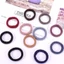 CORALTIDE 10 Chiếc Dây Buộc Tóc, Dây Cao Su Dày, Màu Trơn Co Giãn Scrunchie Phụ Kiện Tóc Đuôi Ngựa Giá Đỡ Bé Gái