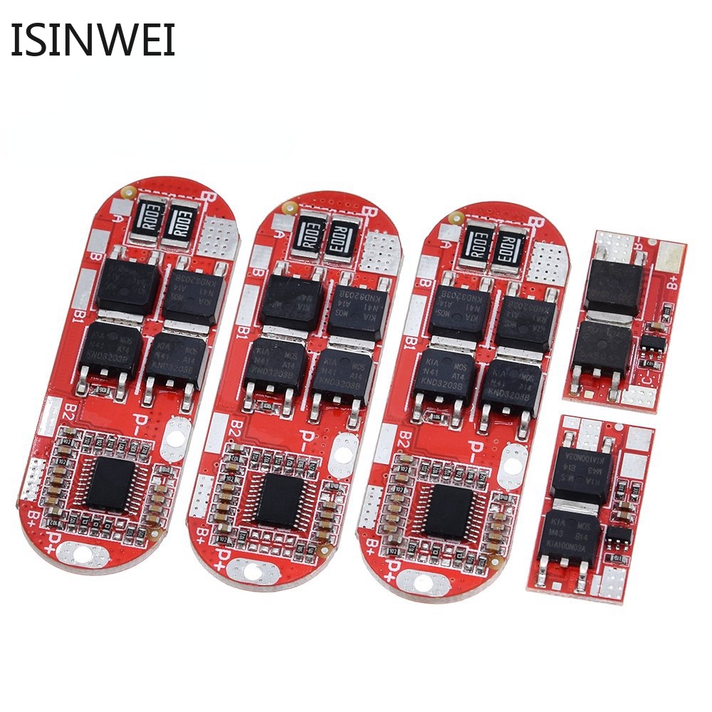 Mô Đun Bảo Vệ Pin Sạc Lithium Lipo Pcm 18650 Bms 1s 2s 10a 3s 4s 5s 25a ...