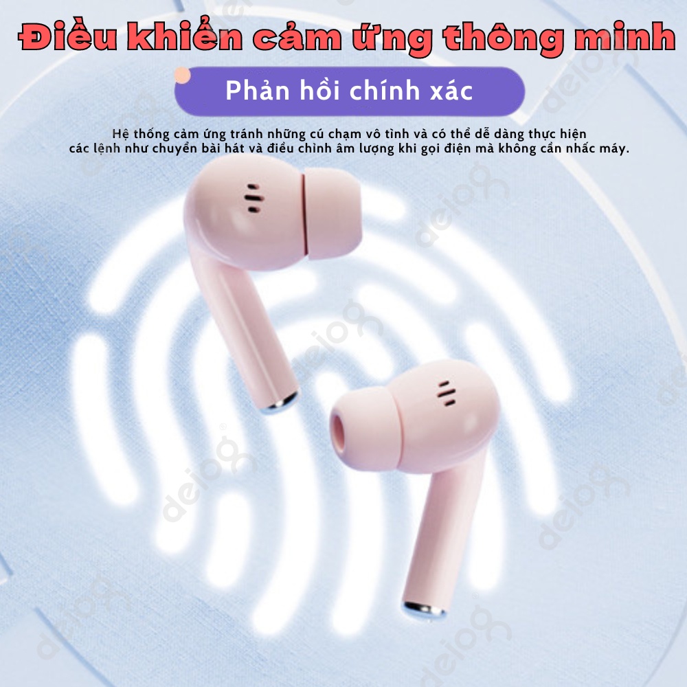 Tai nghe bluetooth TWS K1 hoạt hình thiết kế nhỏ gọn có đệm tai kèm móc khóa chuông cute