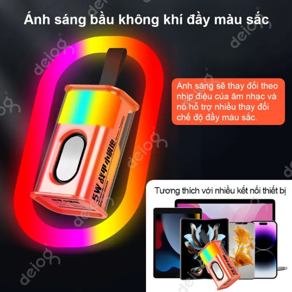 Loa Bluetooth A36 Mini Thiết Kế Trong Suốt Đèn Led Độc Đáo Không Dây Âm Thanh Sống Động Cao Cấp
