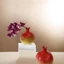 DONOVANQQ Bình Lựu chanh, Hộp đựng hoa thủy canh sáng tạo bằng gốm sứ, Hộp đựng sắp xếp hoa Mô phỏng dễ thương Bình hoa thủ công mỹ nghệ Chai hương liệu