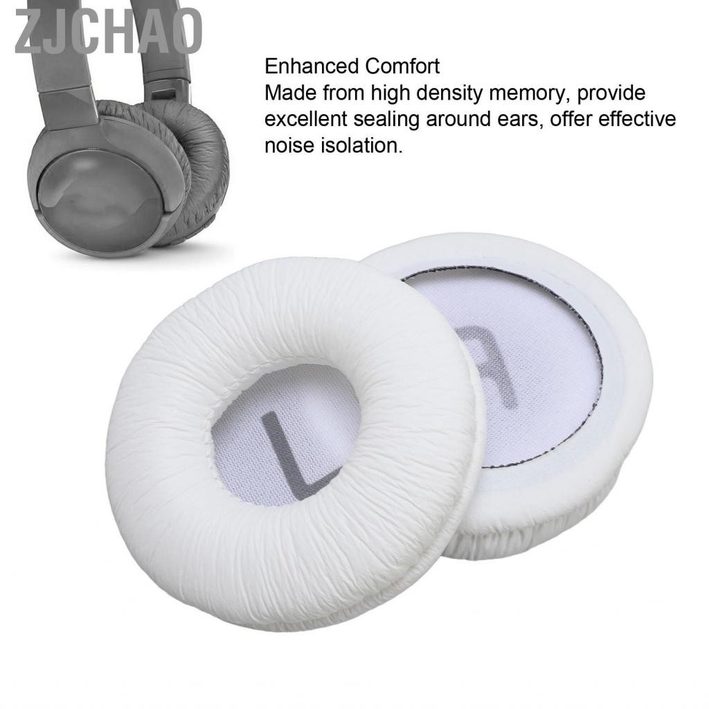 Zjchao 6PCS Tai nghe Tai Pad Thay thế Nâng cao Nội tiết Tiếng ồn Tăng cường Bọt cho Tune 600BTNC 660NC 510BT T450BT T500BT