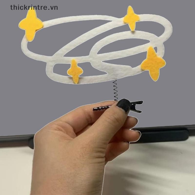 THI Ngộ nghĩnh Dễ Thương Vertigo Hiệu Ứng Đặc Biệt Kẹp Tóc Mùa Xuân Mỏ Vịt Kẹp Sáng Tạo Hai Chiều-playing Phụ Kiện Tóc Tiểu Thuyết Quà Tặng VN