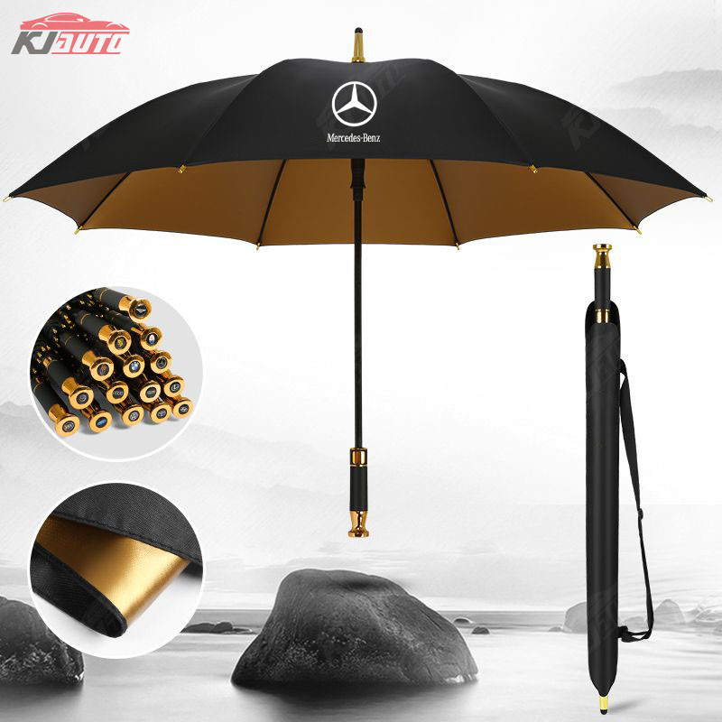 [Rolls Royce Style] Ô dù chơi gôn tự động Mercedes Benz Cửa hàng 4S Ô VIP Ô che nắng chống tia cực tím Ô tô kinh doanh Quà tặng cho GLE E C GLC A CLA V GLA Class Sprinte