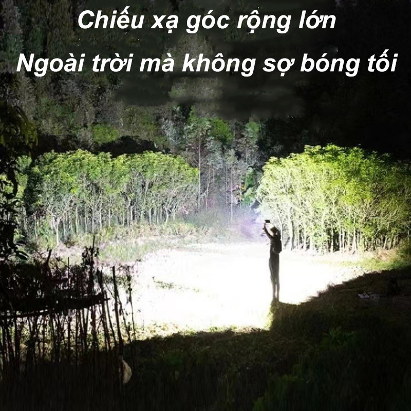 Đèn LED Năng Lượng Mặt Trời Cầm Tay 1200W, Với ThờiGian Sử Dụng Cực Lâu，Đa Năng, Chống Nước, Đổi Màu