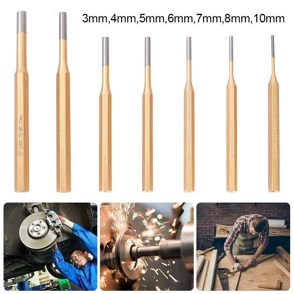 Đục đục lỗ YMIFI, Xi lanh 3 ~ 10mm Xi lanh Drift Pin, Thép Carbon bền bỉ Mũi khoan tác động Công nghiệp Fitter