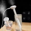 Máy tạo độ ẩm kim cương DELMER, Máy tạo độ ẩm phun Mini cầm tay bằng nhựa, Máy khuếch tán dầu có thể tháo rời bằng đèn LED Máy phun sương Nano có thể điều chỉnh văn phòng