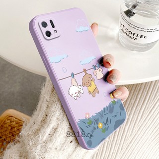 ốp lưng oppo a16k Ốp Điện Thoại tpu silicone Mềm Chống Rơi Vỡ In Hình Dễ Thương Kèm Dây Đeo Cho oppo a16k