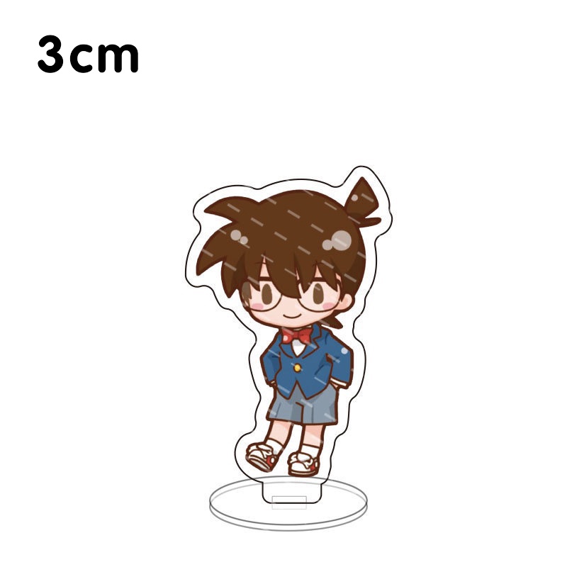 (3cm) Mô hình Standee Detective Conan ver hạt đậu Thám tử lừng danh tượng mica acrylic anime chibi trưng bày