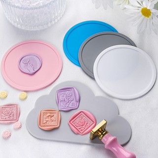 Comereally Sáp Cói Tem Làm Mát Demoulding Tấm Lót Cho DIY Sáp Con Dấu Tấm Silicon Lót Sáp Niêm Phong Miếng Lót Sáp Niêm Phong M