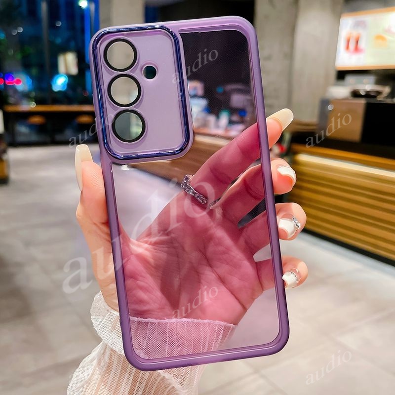 Ốp Lưng Điện Thoại Samsung Galaxy M15 M35 M55 5G 4G 2024 Full Ống Kính Bảo Vệ Camera Trong Suốt Mềm Silicon Dành Cho Samsung M 15 35 55 SamsungM15 SamsungM35 SamsungM55 5G 4G