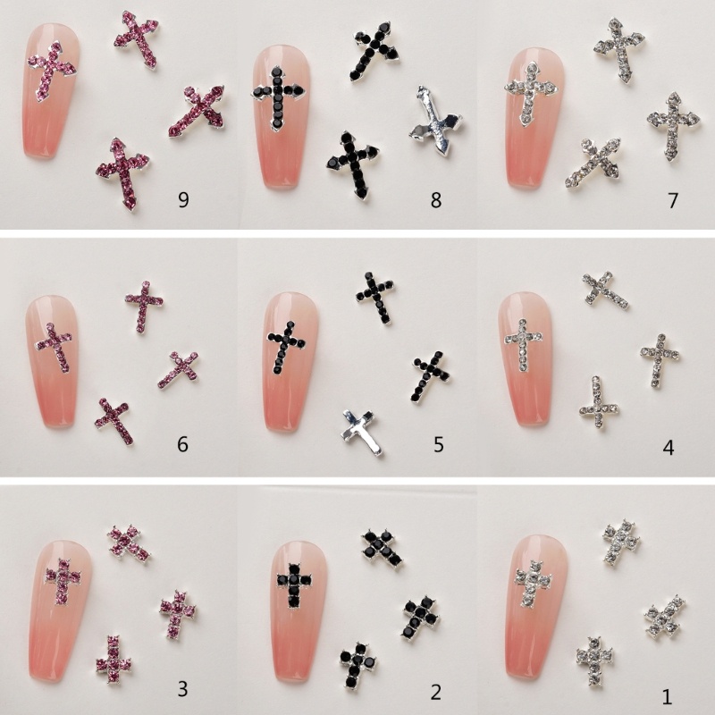 Set 10 Phụ Kiện Trang Trí Móng Tay 3d charms