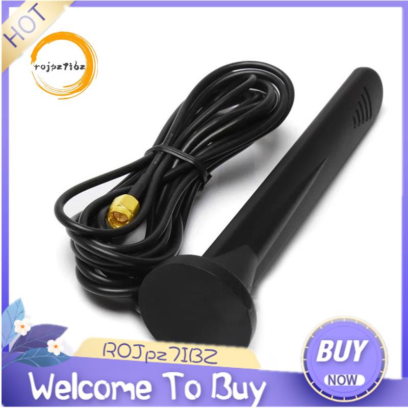 【 ROJpz7IBZ 】 Ăng-ten GSM GPRS 3G 4G 5G Ngoài Trời Tăng Cao 15DBi 600-6000 MHz SMA Nam Chống Thấm Nước Từ Tính Cho Bộ Định Tuyến