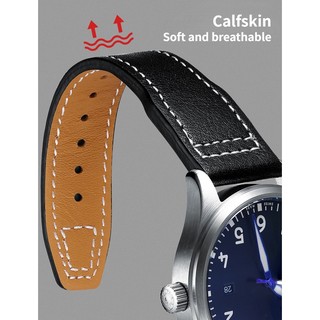 Dây Đeo Bằng Da Bò Thật 20mm 21mm 22mm Cho iwc pilot portugieser portofino aquatimer