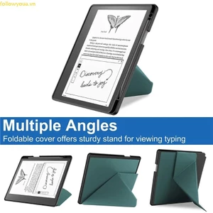 Bao Da Máy Tính Bảng pu Từ Tính Có Thể Gấp Gọn Cho Amazon kindle scribe 2022 10 2 inch Ốp