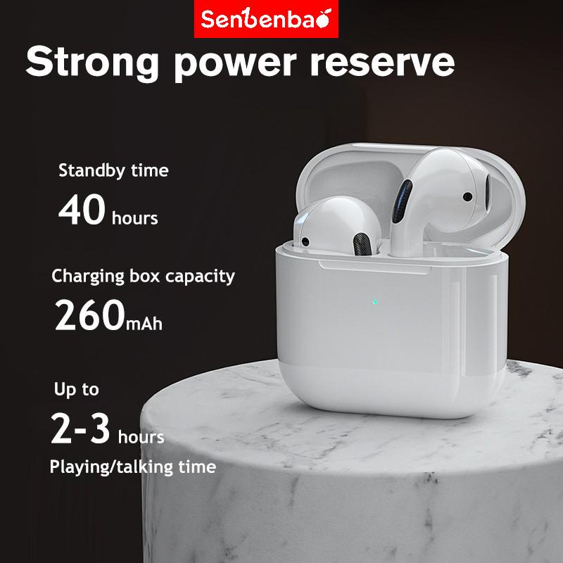 Tai nghe Pro 4 Bluetooth không dây mini, bass sâu, âm thanh HiFi, chống ồn, ghép nối nhanh