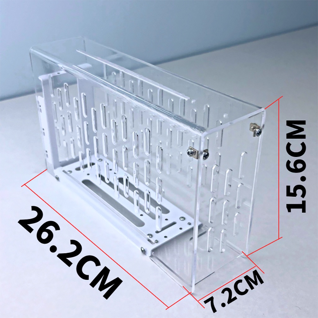 Jmt Đế Kim Loại + Khung acrylic Đựng card Đồ Họa Cho oculink pc Ốp