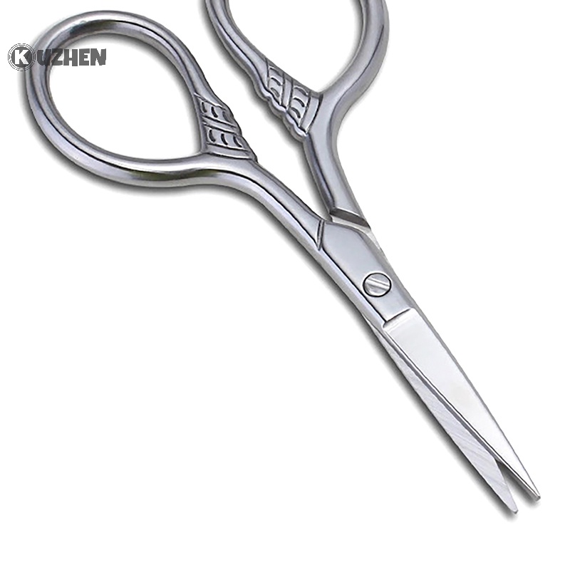 Kuzhen 1 Dụng Cụ Cắt Tỉa Lông Mày / Râu / Cạo Râu Bằng Thép Không Gỉ
