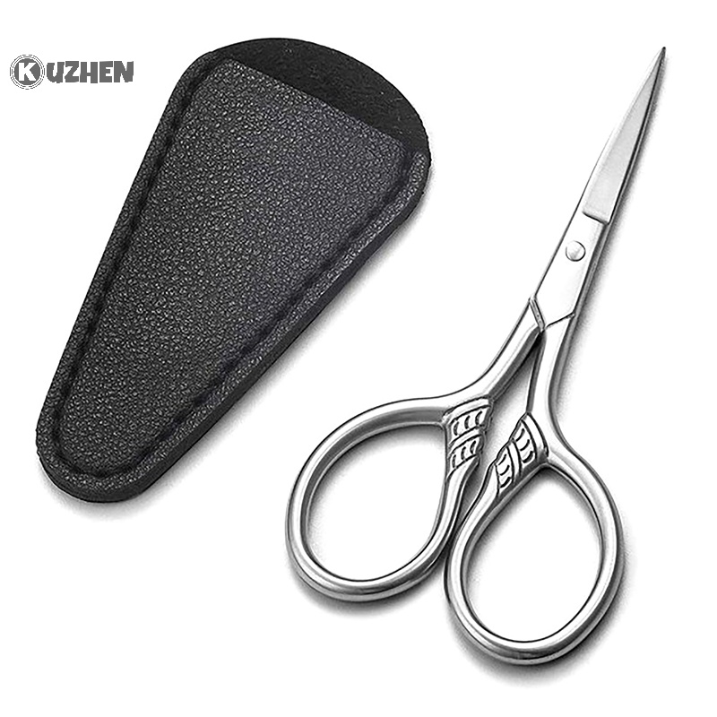 Kuzhen 1 Dụng Cụ Cắt Tỉa Lông Mày / Râu / Cạo Râu Bằng Thép Không Gỉ