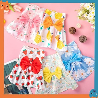 5 Phong Cách Cho Chó Công Chúa Váy Cho Chó Nhỏ Bé Gái Hoa Cún Con Đầm Nơ Dễ Thương Doggie Mùa Hè Trang Phục Quần Áo Cho Yorkie Nữ Mèo Thú Cưng Nhỏ
