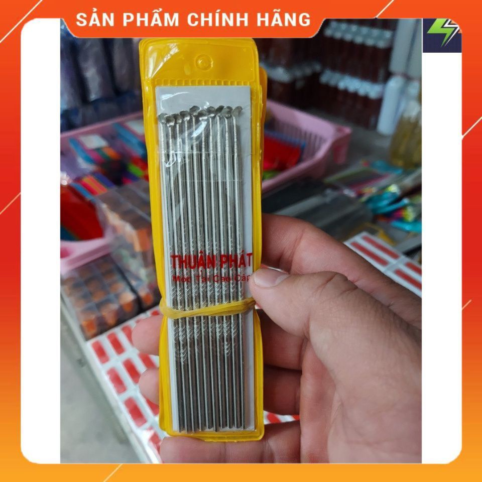 VĨ 10 CÂY LẤY RÁI TAI BẰNG THÉP KHÔNG RỈ THUẬN PHÁT | Shopee Việt Nam