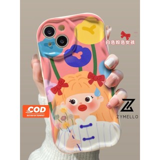 Oppo Reno 13F 5G Reno12 F Reno11 F Reno 11 Reno11 Pro Reno 10 Pro Reno 8T 5G Reno 8T 4G Reno 8Z Reno 7Z Reno8 Reno5 Reno7 Reno6 Cô Gái Dễ Thương Chống Rơi Trái Tim Silicone Ph