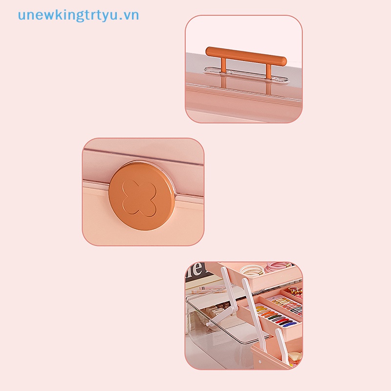 Unewtyu Phụ Kiện Tóc Trẻ Em Hộp Bảo Quản Dây Bé Kẹp Tóc Dây Cao Su Trang Sức Người Tổ Chức Dễ Thương Cô Gái Hộp Trang Sức VN