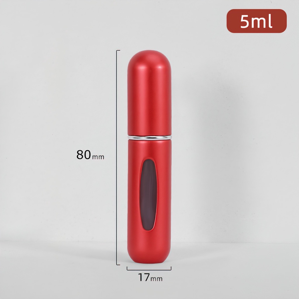 Chai chiết nước hoa Tự Động/ Ống đựng nước hoa Chiết Đáy Trực Tiếp dạng nhấn 5ml