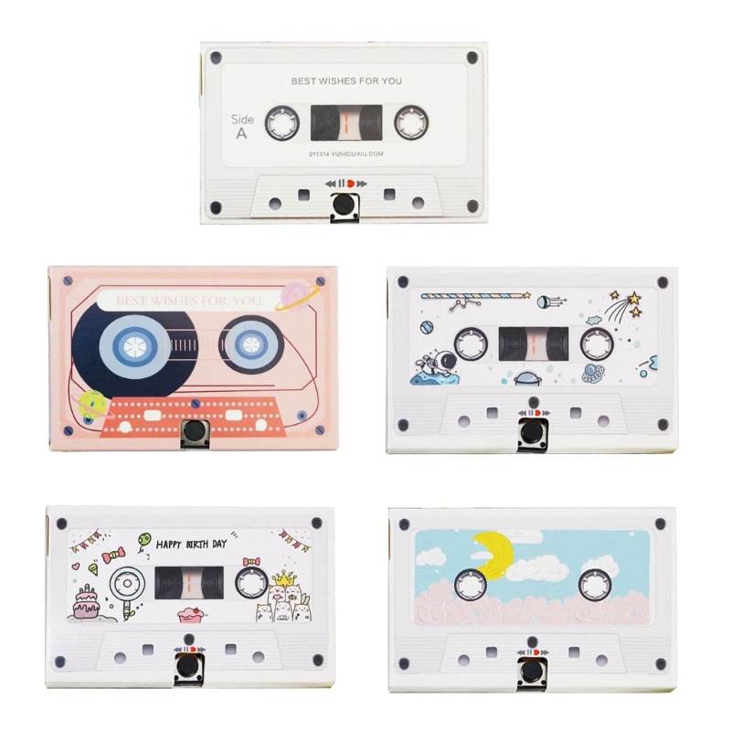 Thẻ chúc mừng trại Đầu ghi âm Thiết bị ghi hình băng Cassette Có thể ghi lại