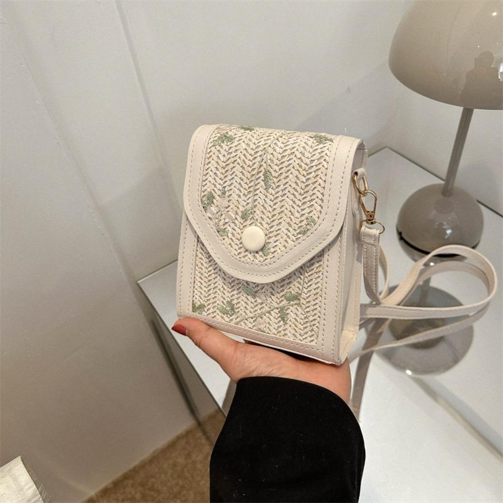 Túi đeo chéo giải trí SAIA dành cho nữ, Túi đeo vai thiết kế thích hợp thời trang chống bụi bẩn, Túi dệt mềm mại hợp thời trang