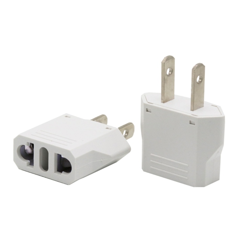 Fol Di Động Du Lịch Cắm Adapter US Sang EU Cắm Adapter Tiêu Chuẩn Mỹ Sang Châu Âu