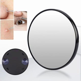 Gương phóng đại GAIL, Gương trang điểm tròn 5x / 10x / 15x, có cốc hút gương phóng đại mụn đầu đen