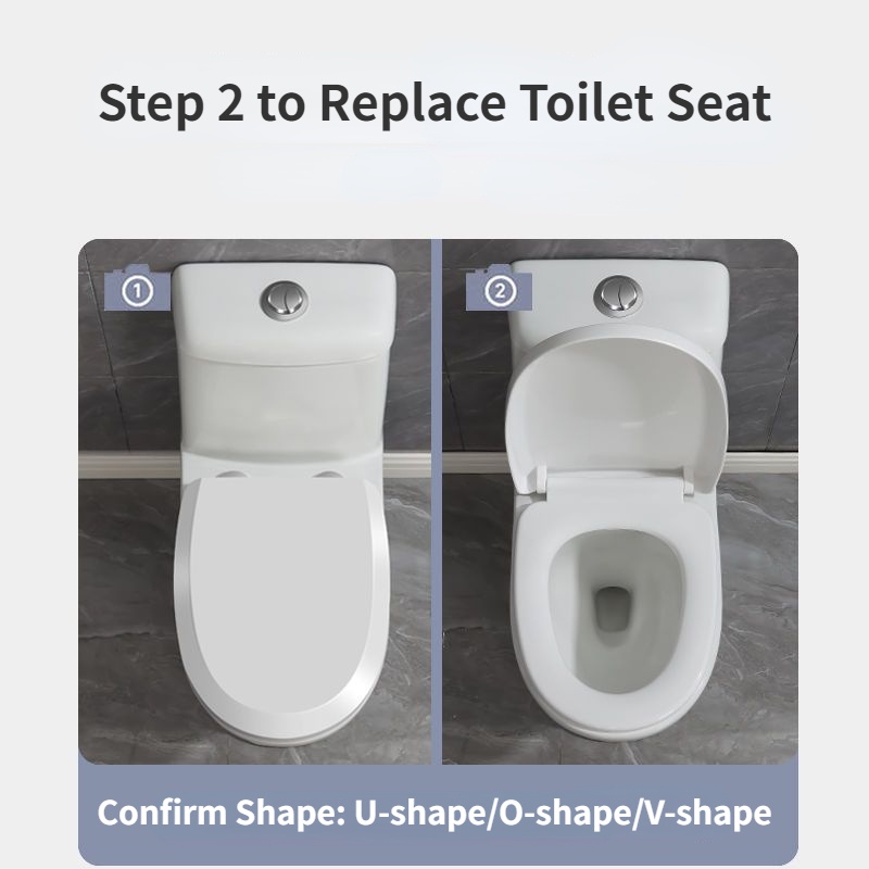 Miếng Lót Bệ Ngồi toilet Hình Chữ u / v / o Ốp