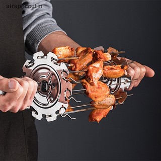 1 Bộ Dụng Cụ Xiên Nướng bbq Bằng Thép Không Gỉ