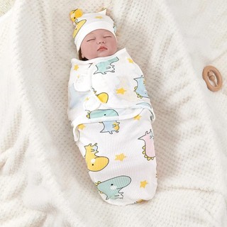 SWEETASHAHEARTS Túi ngủ sơ sinh, Khăn quấn quấn Cotton chống đá cho bé, Bán chạy Ấm áp có thể điều chỉnh Bộ trang phục sơ sinh mềm mại quấn sơ sinh