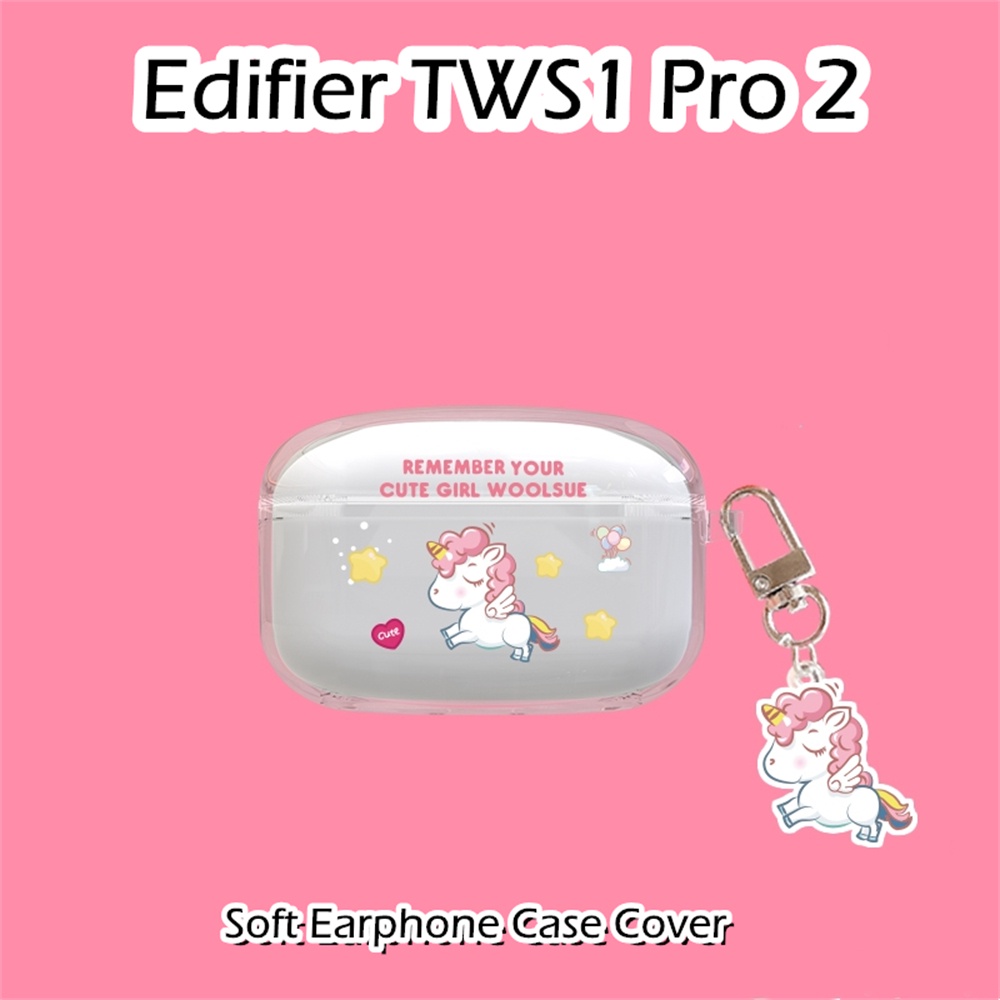 EDIFIER [Ngôi sao tương lai] Dành cho vỏ EdifierTWS1 Pro 2 Vỏ tai nghe silicon mềm hoạt hình trong suốt